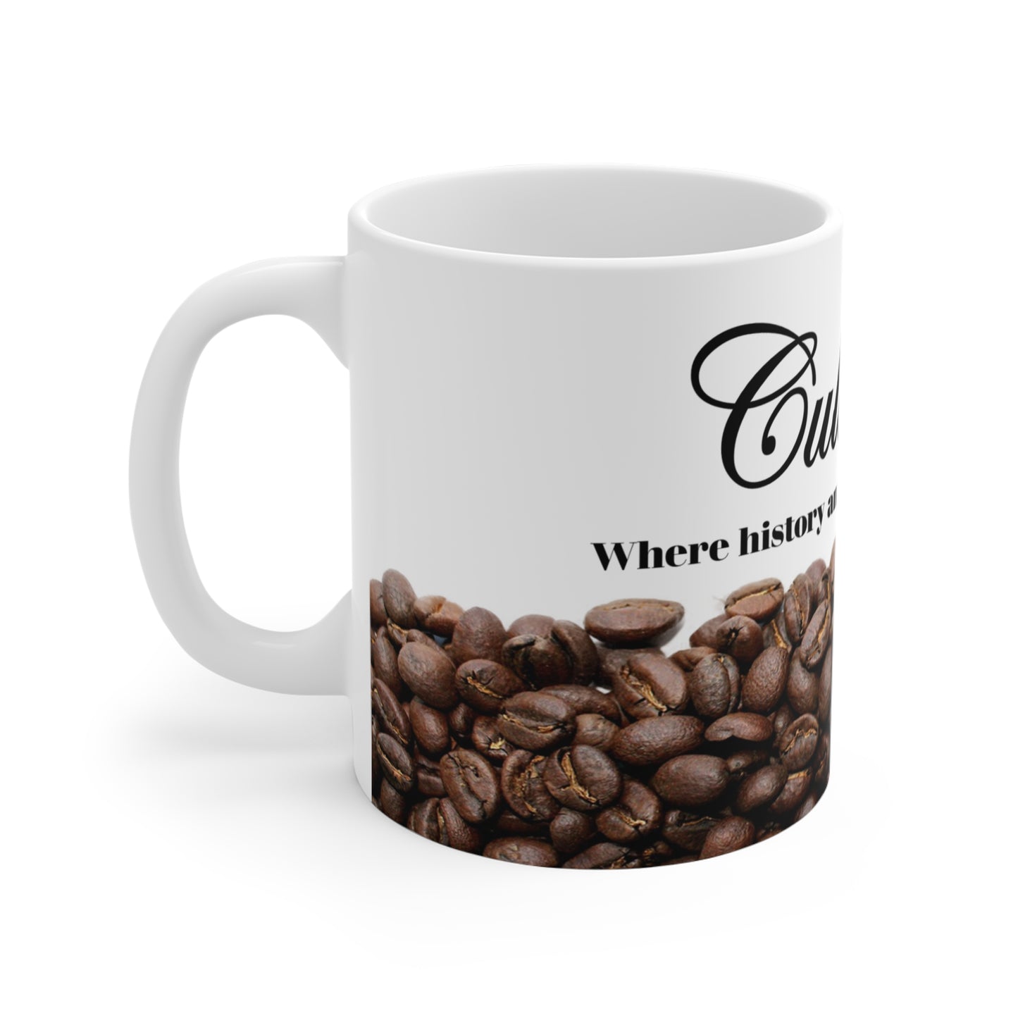 Coffee Culture 11oz Mug — "Culture: Where history and tradition grab coffee"