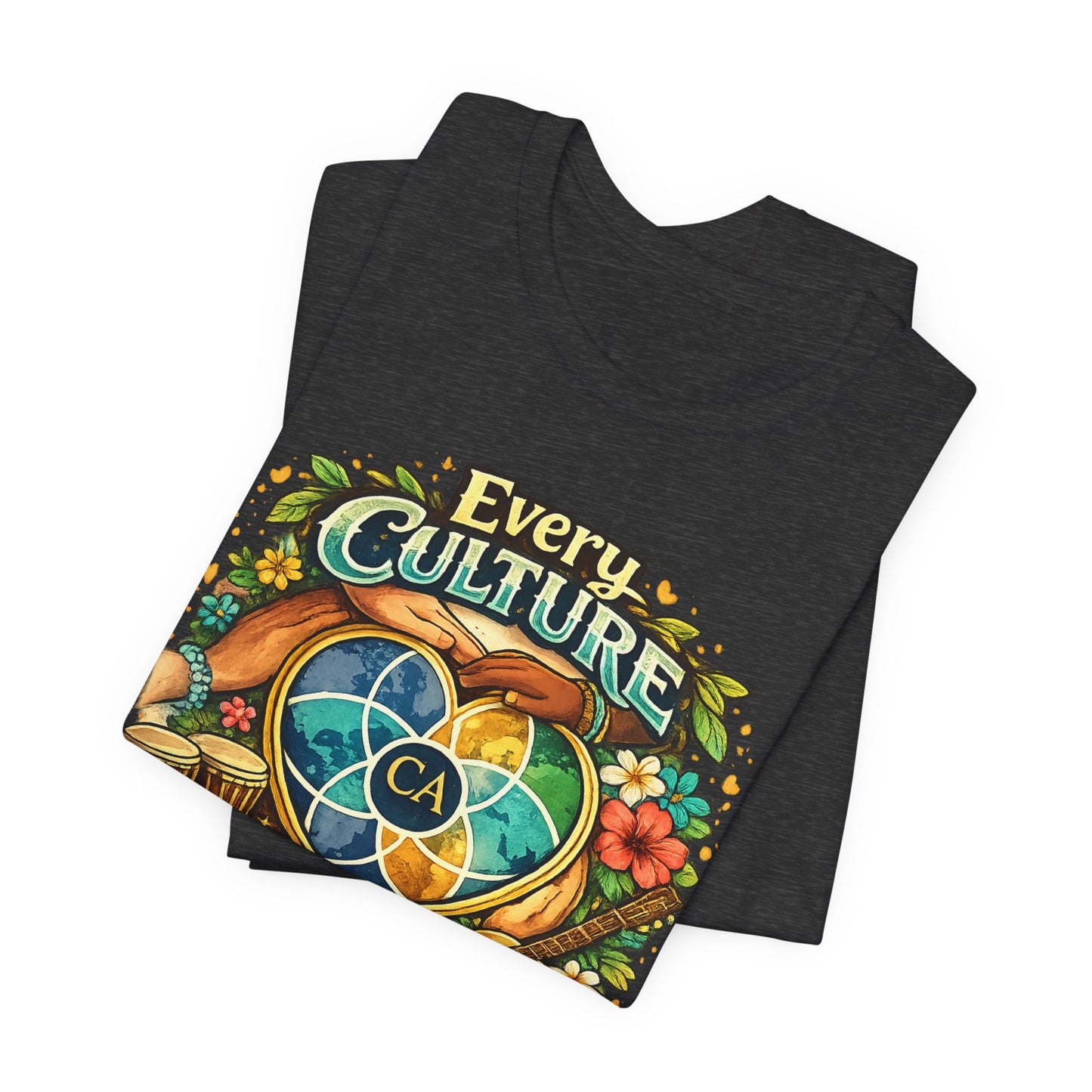 Every Culture Has a Heartbeat - One Heartbeat Graphic Tee